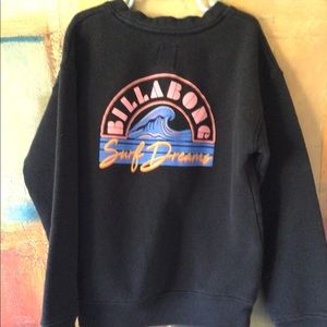 Billabong girls black sweatshirt